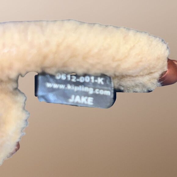 Vintage Kipling “Jake” Tan Fuzzy Gorilla Keychain B17 - Picture 3 of 4